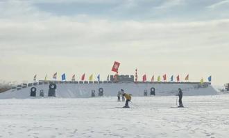 银川阅海公园滑雪场