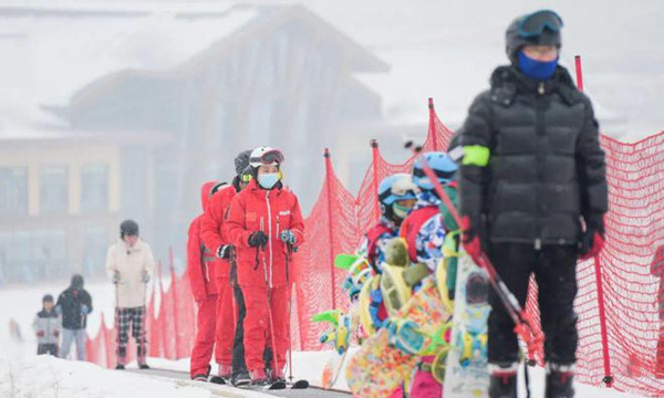 户外滑雪